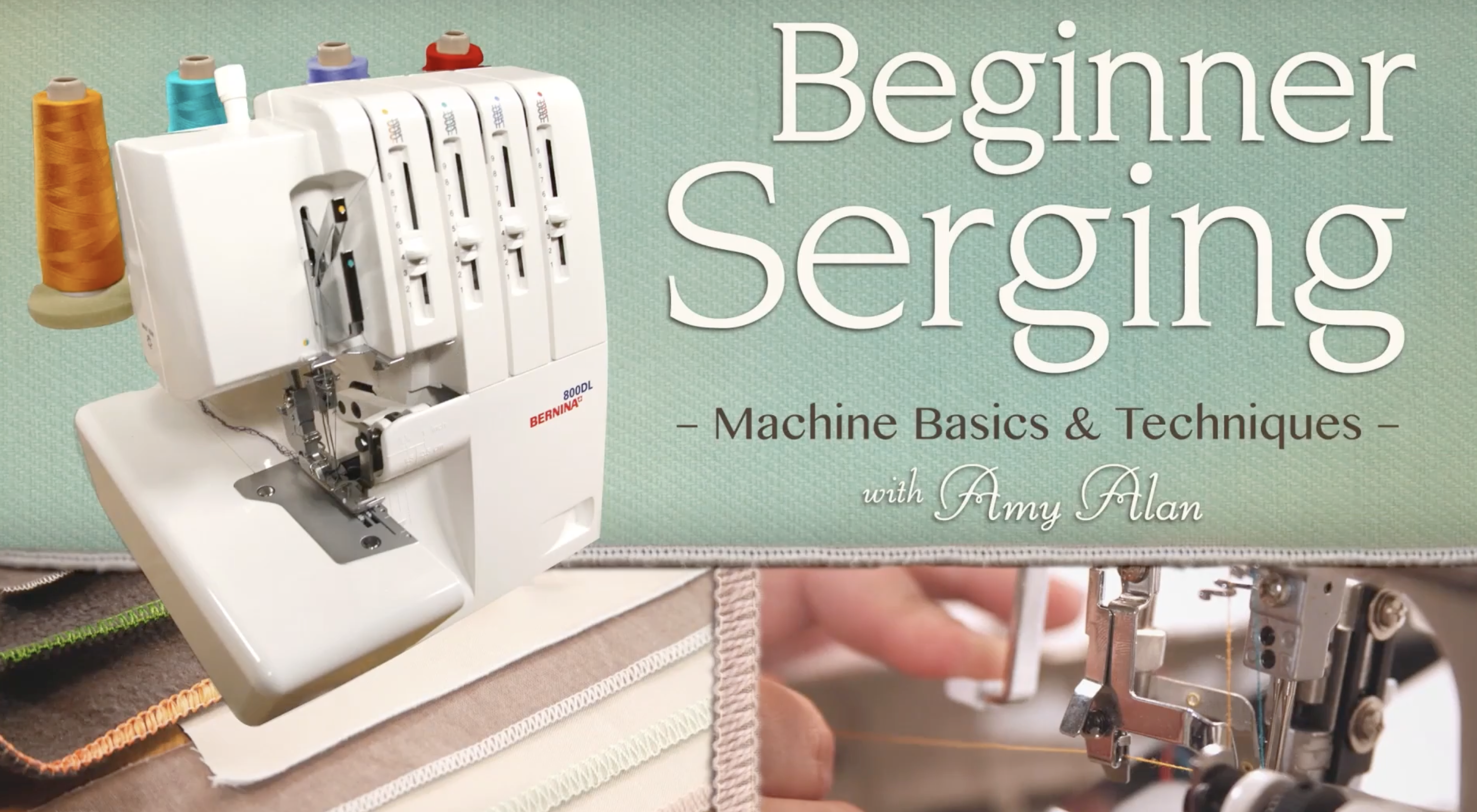 Craftsy Beginner Serging